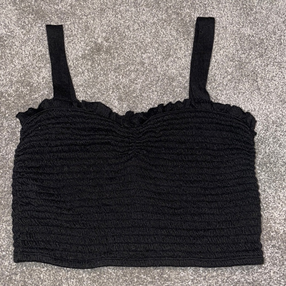 Ribbed crop top